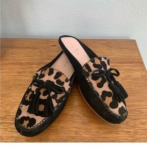 Kate Spade Matilda Leopard Print
Suede Mules
